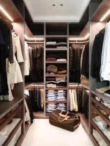 24 a small walk in closet will look larger with hidden lights